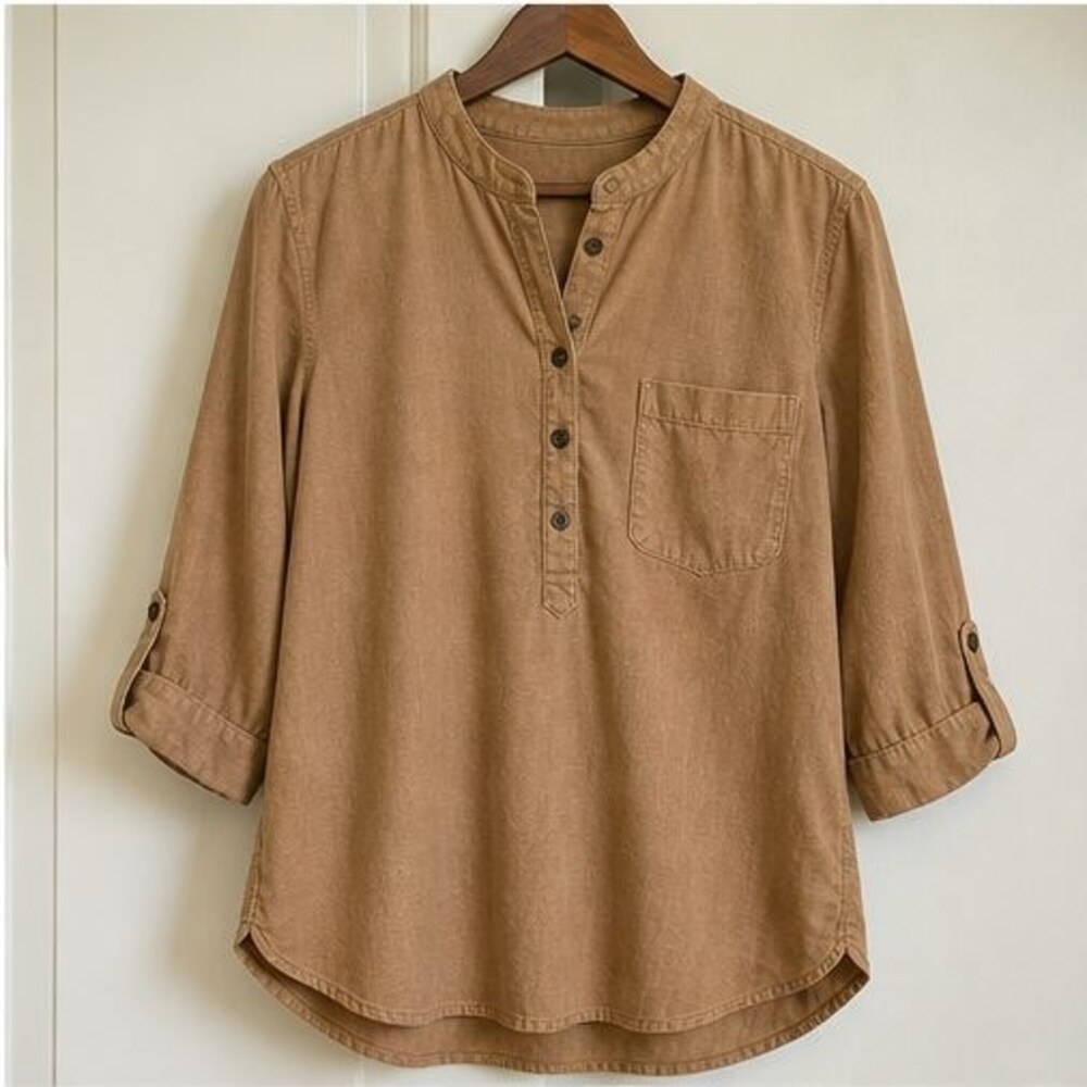 Black Tie Neck Blouse